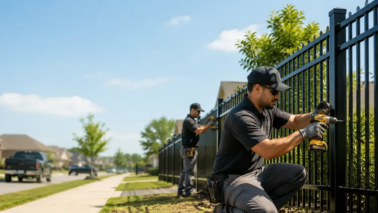 Metal Fence Installation in Hampden Sydney, VA